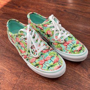 Limited Edition Flamingo Print Vans Ultra Cush